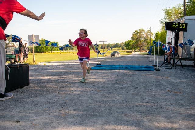 5k run finish line