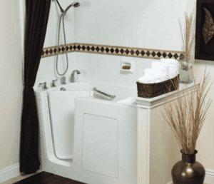 safe walk in tubs with Virbo Jet Massage System