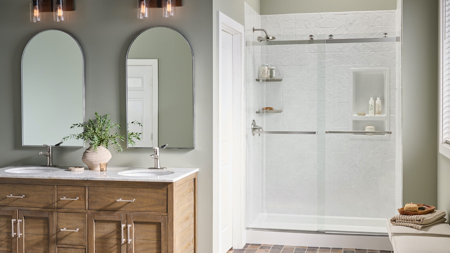 New shower in Center Point