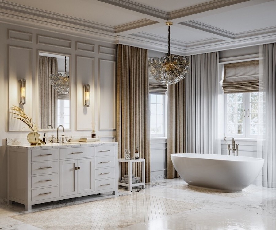 Bathtub remodel in an Odenville bathroom