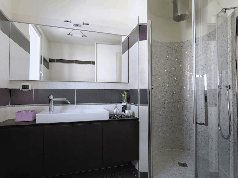 Bathroom renovation in an older Billingsley home